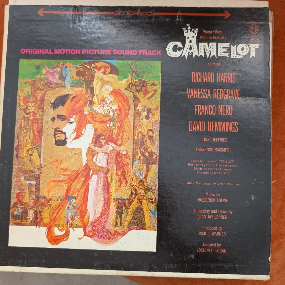 Camelot Original Soundtrack Vinyl Record